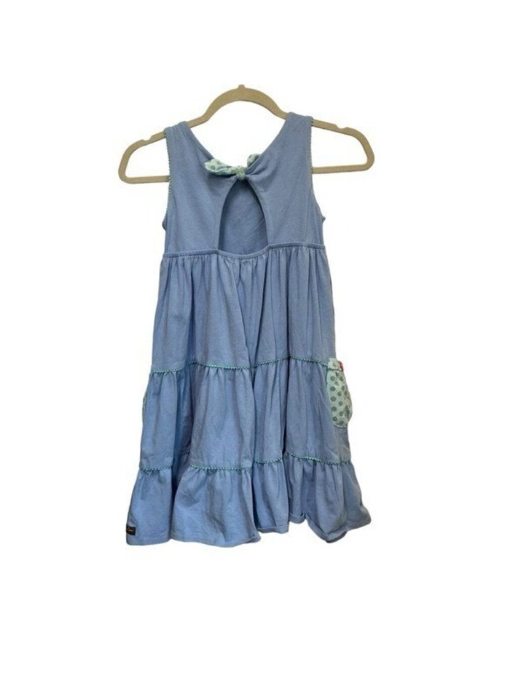 Matilda Jane Girls 10 Happy And Free Mission Bay Dress Blue Sleeveless 21001D - Picture 2 of 6